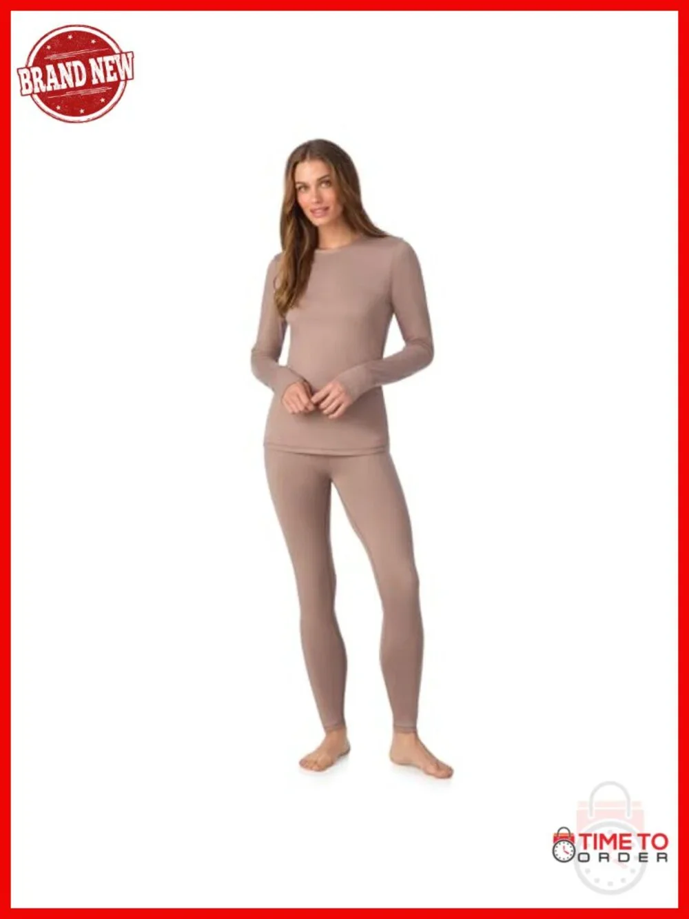 Heavyweight Fleece Lined Thermal Set – Long Sleeve Top & Leggings